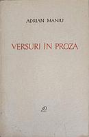 VERSURI IN PROZA-ADRIAN MANIU