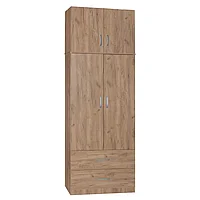 Dulap cu 2 uși și cabinet Zelia 79x42x240cm
