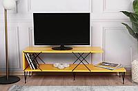 COMODA TV Street, Galben - Gri - Alb - Maro, 120 x 40 x 30 cm