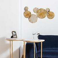 Decoratiune de perete Metal Gusto, Multicolor, 35 x 79 cm
