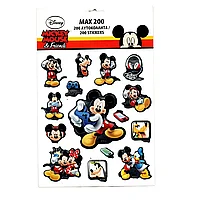 Abtibilde Sticker-e Autoadezive Caiet 200 buc pentru Copii de Lipit Frozen Mickey Mouse and Friends