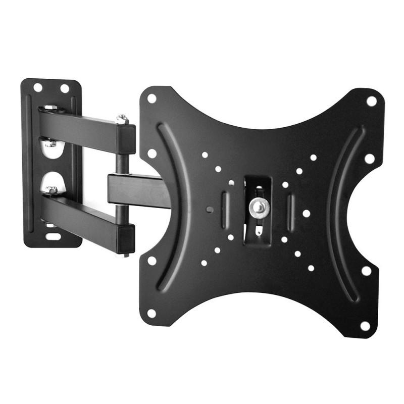 Suport TV mobil de perete 14';-42';,35 kg,2 brate,reglabil,negru - foto 1 - id-p90193533