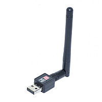 Antena Wi-Fi elSales ELS-AW600 cu USB pentru PC , Laptop , viteza 600 Mbps , negru