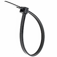 Colier din plastic pentru prindere elSales ELS-CDP , latime 9 mm , lungime 120 cm , set 10 bucati , negru