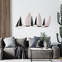 Decoratiune de perete Metal Enzo, Multicolor, 5x52x117 cm
