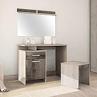 Masă de toaletă MDF Olympus 90 x 75 x 39 cu oglindă 80 x 50 cm