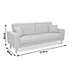 Canapea extensibilă Carmelo material 214x80x86 cm - foto 10 - id-p96563255