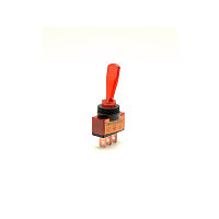 Intrerupator Basculant din Plastic elSales ELS-1225R, ON - OFF, Tensiune de lucru 12V - 15A, Design Ergonomic,