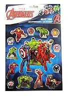 Abtibilde Sticker-e Autoadezive Caiet 200 buc Marvel Supereroi Avengers Team Ironman Hulk