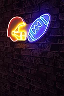 Lampa Neon Nfl Football Blue
