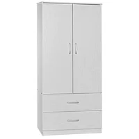 Dulap Zelia cu 2 uși și sertare, 79x42x180cm
