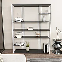 Biblioteca Manny Elegant, 6 Rafturi, 120 X 160 X 30 Cm