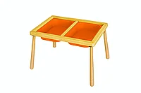 Masa Copii Mini, 53 x 52 x 74 cm