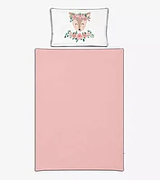 Lenjerie pat 2 Piese KLUPS NatureLove Rose N001-C4