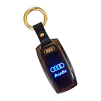 Bricheta LED cu incandescenta-breloc AUDI : Culoare - negru