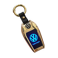 Bricheta LED cu incandescenta-Breloc VOLKSWAGEN : Culoare - auriu