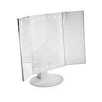 Oglinda reglabila cu leduri si iluminare pentru machiaj : Culoare - alb