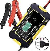 Incarcator redresor digital complet automat pentru masina si motocicleta : Culoare - galben
