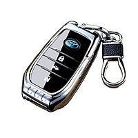 Bricheta cu gaz, antivant, breloc chei auto Toyota : Culoare - argintiu