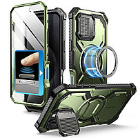 Husa pentru iPhone 16 Pro Max + Folie, I-Blason Armorbox, Guldan