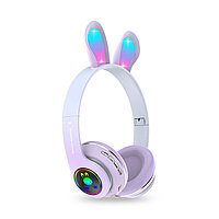 Casti pliabile bluetooth cu urechi de iepure : Culoare - mov
