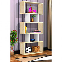 Raft de perete Shelfie Lona - Banu, 130 x 60 x 20 cm, Alb