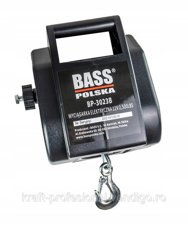 Troliu electric Bass BS-3023 pentru barci,atv 1500 Kg - foto 1 - id-p90071244