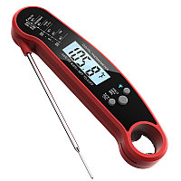 Termometru alimentar digital cu sonda insertie YOUKONG , interval de masurare -50°C - 300°C, rosu