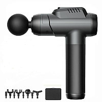 Aparat Profesional pentru Masaj Tip Pistol Konka , LCD Display Touch, 99 Viteze, 8 Capete, 1800Ah Baterie