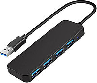 Hub USB 3.0 5 Gbps cu 4 porturi pentru laptop, Xbox, unitate flash, HDD, consola, imprimanta, camera,