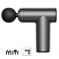 Mini aparat profesional pentru Masaj Tip Pistol Konka , LCD Display Touch, 6 Viteze, 6 Capete, 1500Ah Baterie