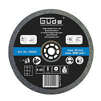Disc abraziv pentru polizor de banc Gude 55524, O125x16x20 mm, granulatie K60