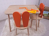 Set masa si scaun pentru copii Furniture Bunny One 30x25