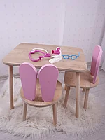 Set masa si scaun pentru copii Furniture Bunny One 30x25