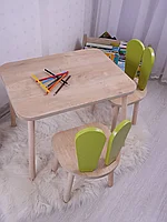 Set masa si scaun pentru copii Furniture Bunny One 30x25