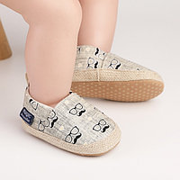 Pantofiori tip mocasini - Mustache (Marime Disponibila: 9-12 luni (Marimea 20 incaltaminte))