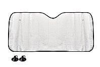 Parasolar parbriz argintiu din spuma EPE 130x60 cm