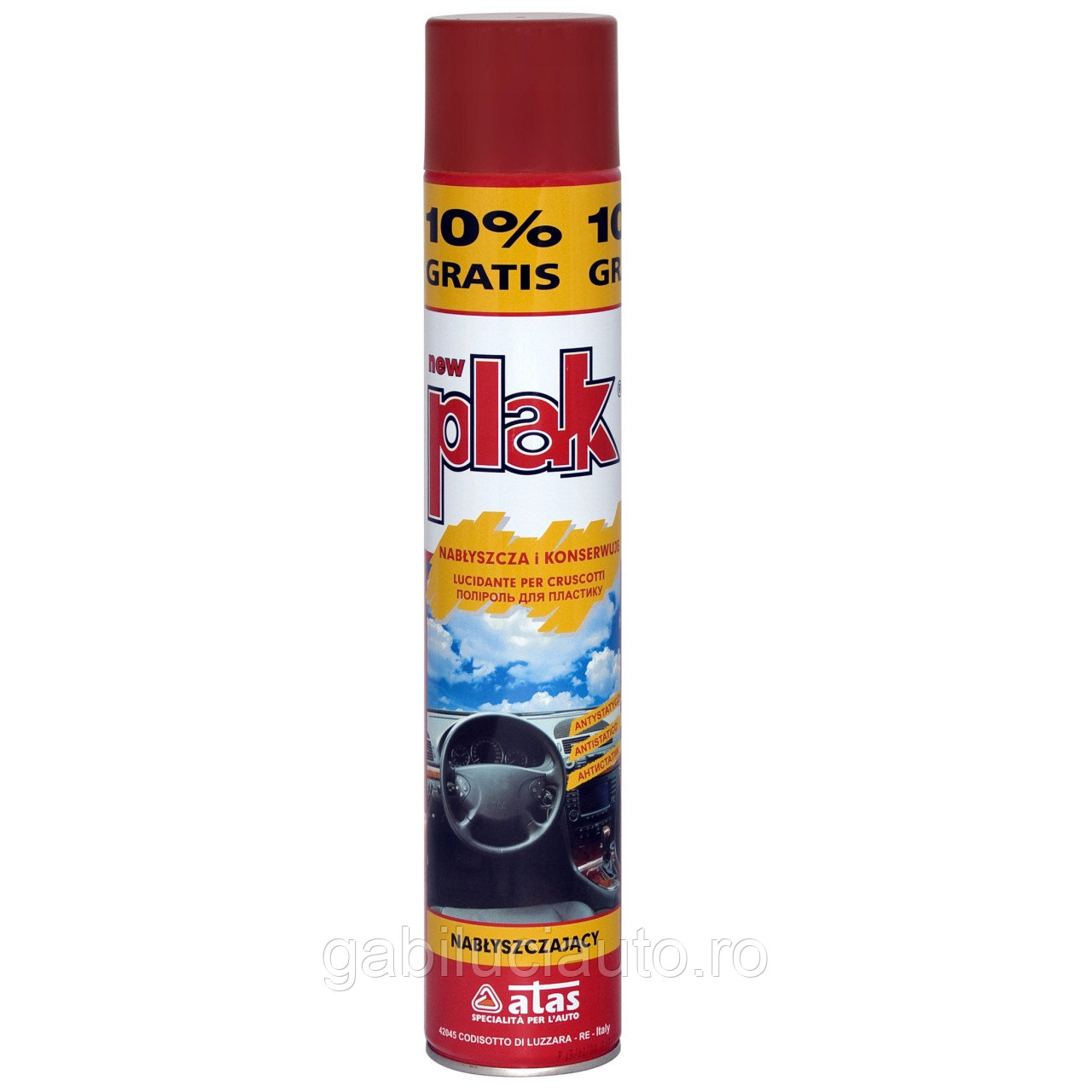 Spray siliconic pentru curatarea bordului ATAS PLAK 750ML Cirese - foto 1 - id-p90249424