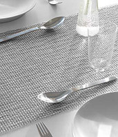Placemat - napron woven lattice silver - Deco-in.ro