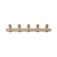 Cuier cu 5 agatatori metal vopsit bej/gri finisaj mat Venea Bloms 785023/785030