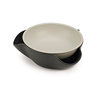 Bol servire 2 in 1 double dish alb gri - Deco-in.ro