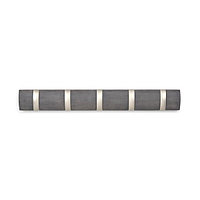 Cuier flip 5 hook driftwood/nickel, UMBRA cod 300193