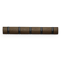 Cuier Flip 5 black/walnut, UMBRA-453158