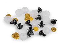 Ochi cu sclipici pentru jucării 12 mm - 2 Auriu 900199