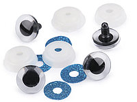 Ochi cu sclipici pentru jucării 12 mm - 8 Albastru 900199