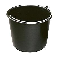 Galeata pentru constructii, maner metalic, neagra, 5 L, Strend Pro