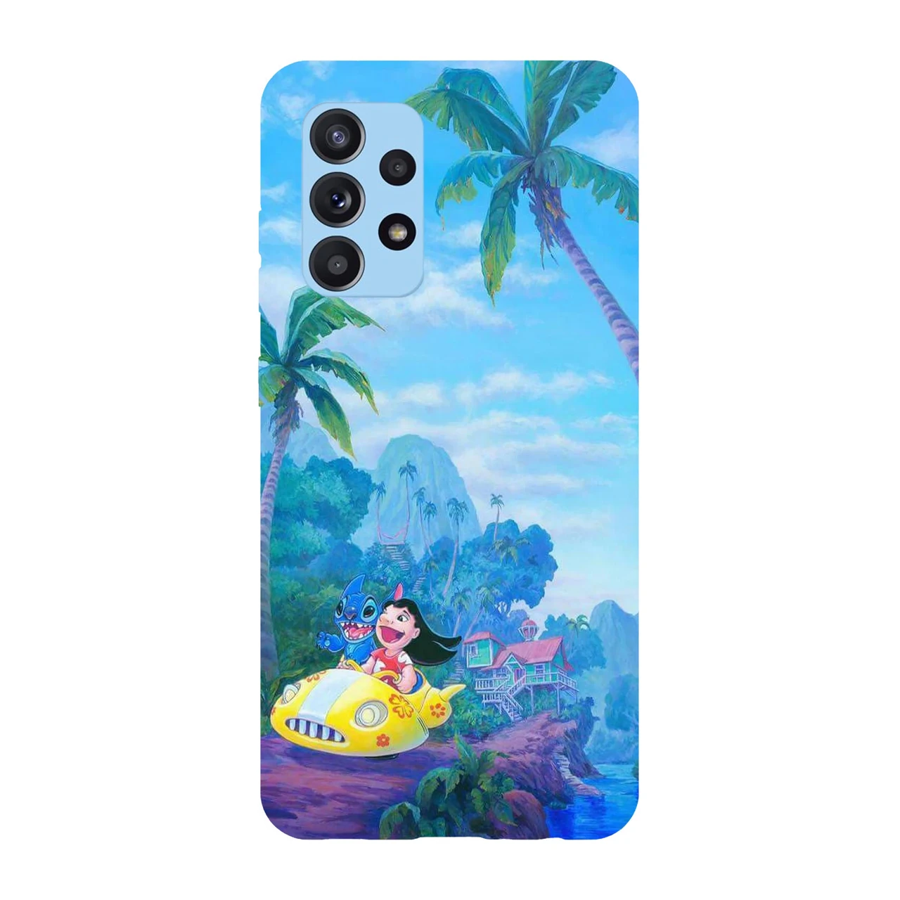 Husa compatibila cu Samsung Galaxy A13, Viceversa, model Lilo and Stitch car ride, Silicon, TPU - foto 1 - id-p96317289