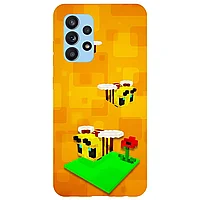 Husa compatibila cu Samsung Galaxy A22 4G model Minecraft Bees, Silicon, TPU, Viceversa