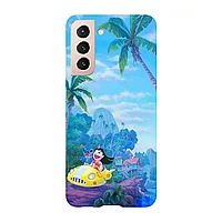 Husa compatibila cu Samsung Galaxy S21 FE, Viceversa, model Lilo and Stitch car ride, Silicon, TPU
