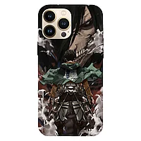 Husa telefon compatibila cu Apple iPhone 16 Pro, Viceversa, model Eren attack on Titan, Silicon, TPU